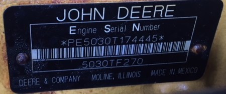 Like New Sullair 260CFM John Deere Diesel Air Compressor