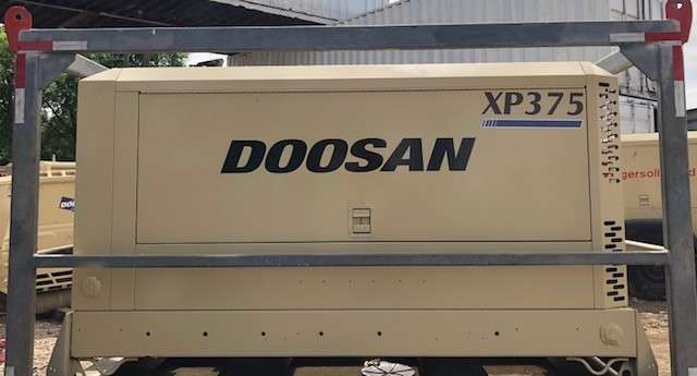  Doosan/ Ingersoll Rand XP375WCU Diesel Air Compressor