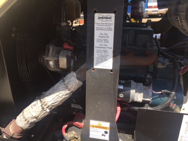  Doosan C185WKUB Diesel Air Compressor