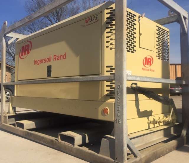 Used Ingersoll Rand XP375WIR Diesel Air Compressor