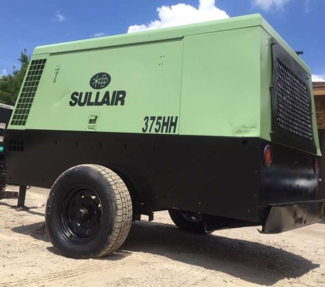 Used Sullair 375HH Diesel Air Compressor 375 200811250031