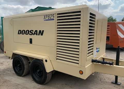 Used Doosan XP825WCU-T3 Diesel Air Compressor