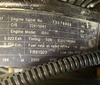 Used Doosan XP825WCU-T3 Diesel Air Compressor