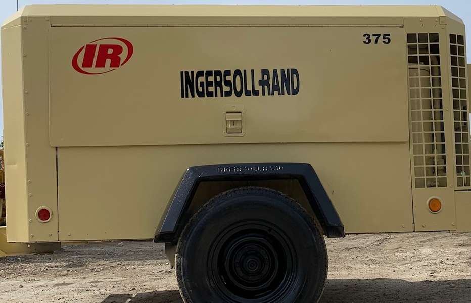 Used Ingersoll Rand 375 cfm Diesel Air Compressor