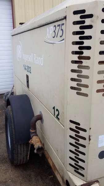 Used Ingersoll Rand XP375 Diesel Air Compressor