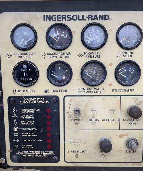 Used Ingersoll Rand XP525 Diesel Air Compressor