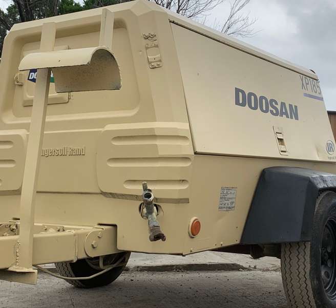 Used Doosan XP185WJD Diesel Air Compressor