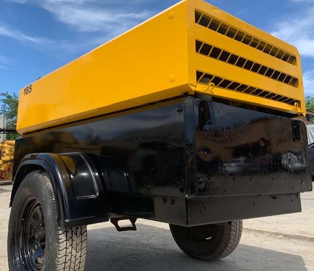 Used Atlas Copco 185cfm Diesel Air Compressor