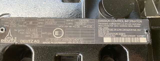 Used Atlas Copco 185cfm Diesel Air Compressor