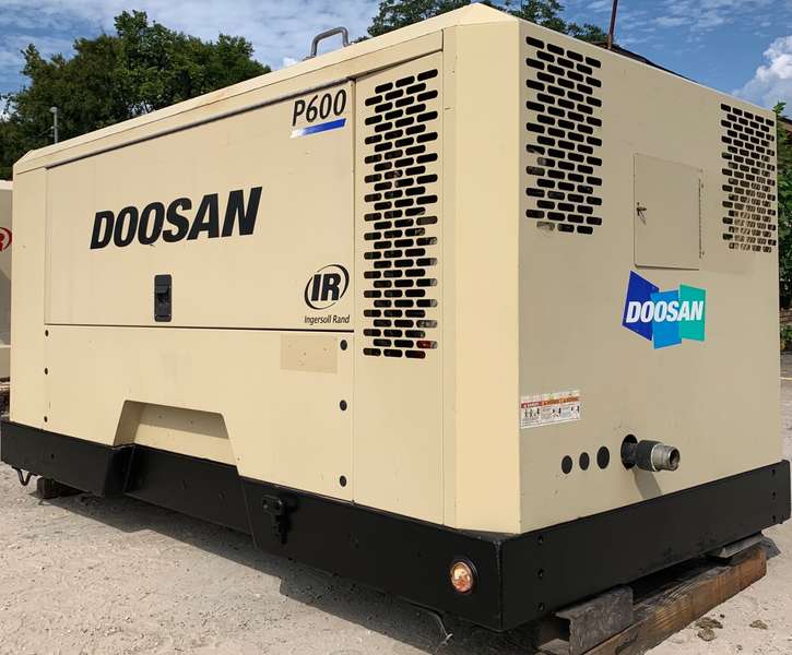 Used Doosan P600WJD-T3 Diesel Air Compressor