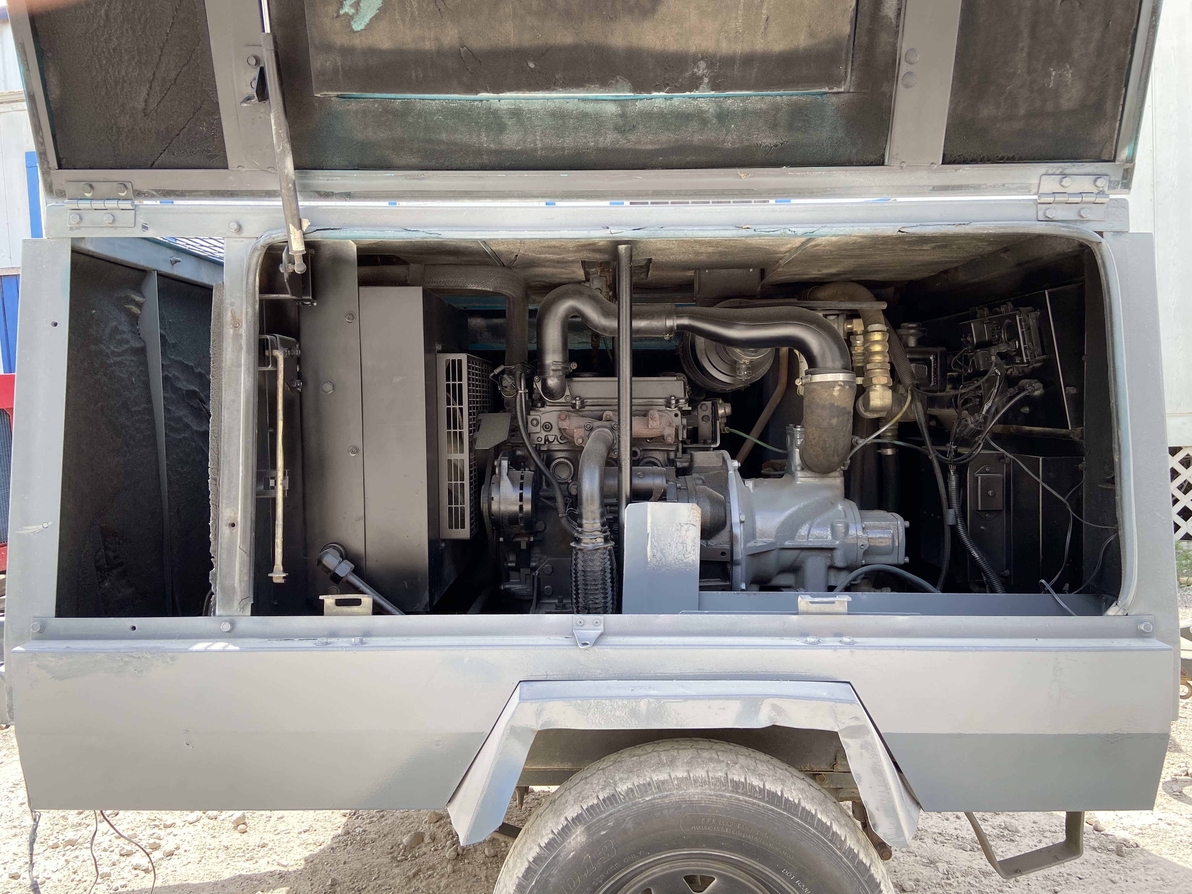 Used Airman PDS90S Diesel Air Compressor 90 71-6A10150