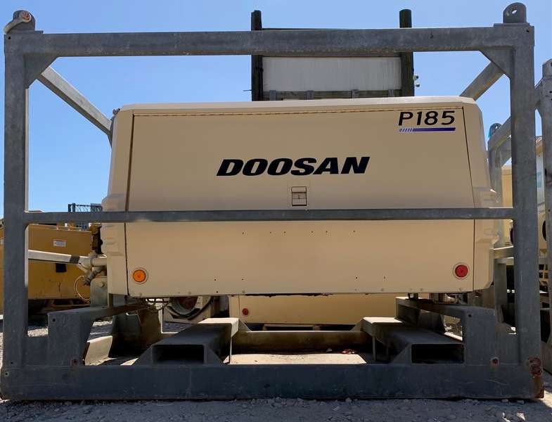 Used Doosan P185WJD-T4I Diesel Air Compressor