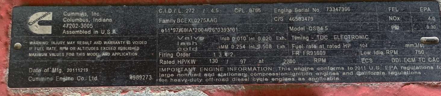 Used Doosan HP375WCU-T3 Diesel Air Compressor