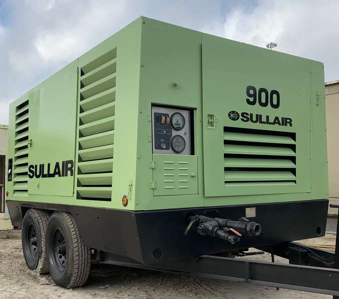 Used Sullair 900CAT Diesel Air Compressor