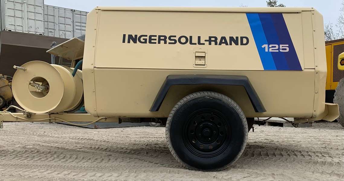 Used Ingersoll Rand P125DWD Diesel Air Compressor