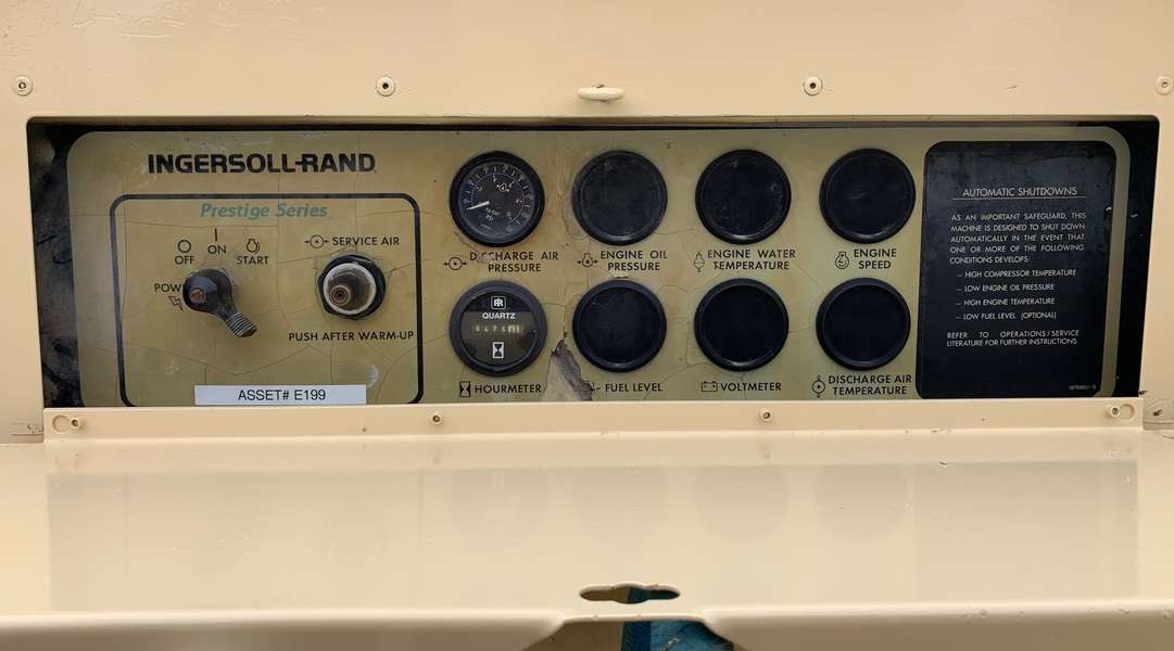 Used Ingersoll Rand P125DWD Diesel Air Compressor