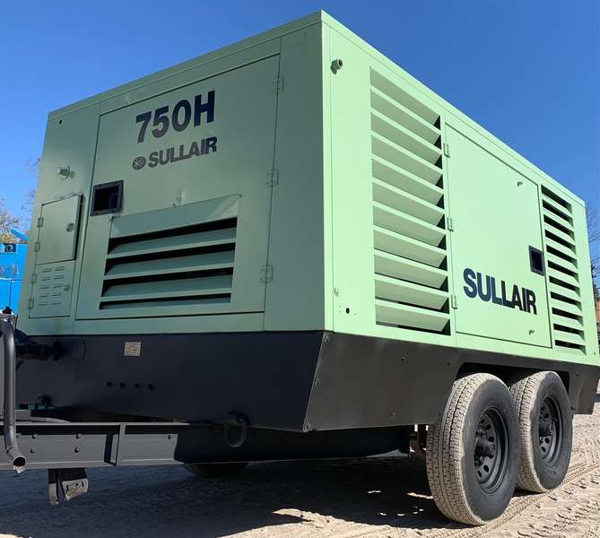 Used Sullair 750HDTQ-CA3 Diesel Air Compressor