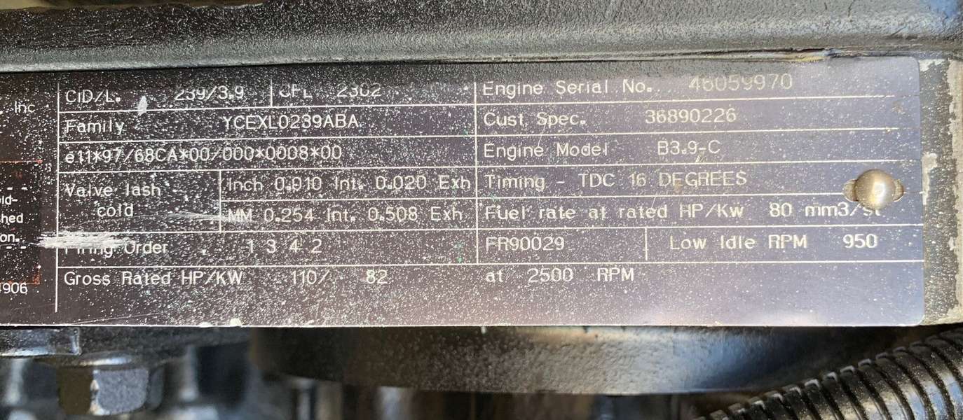 Used Ingersoll Rand P375WCU Diesel Air Compressor