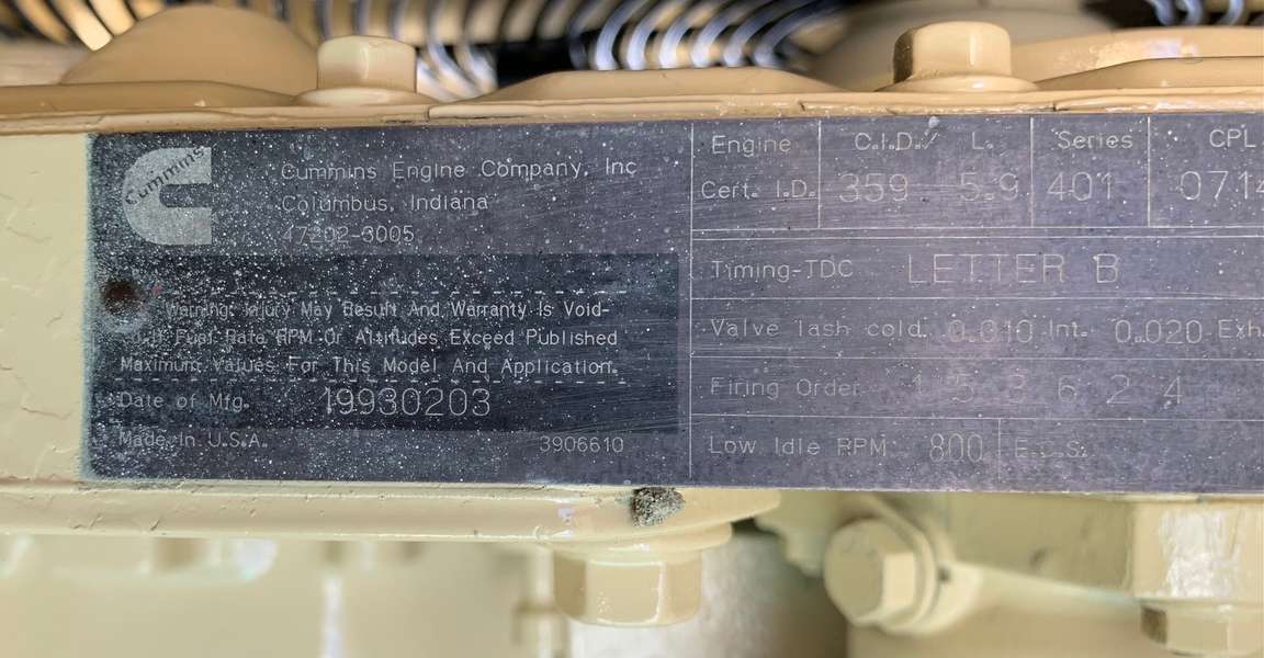 Used Ingersoll Rand P375WCU Diesel Air Compressor