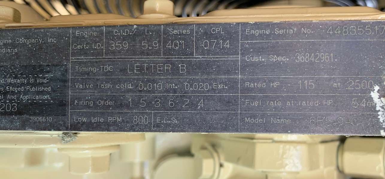 Used Ingersoll Rand P375WCU Diesel Air Compressor