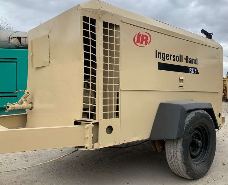 Used Ingersoll Rand P375WJU Diesel Air Compressor