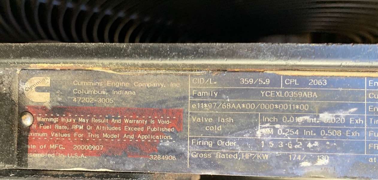 Used Ingersoll Rand VHP400WCU Diesel Air Compressor