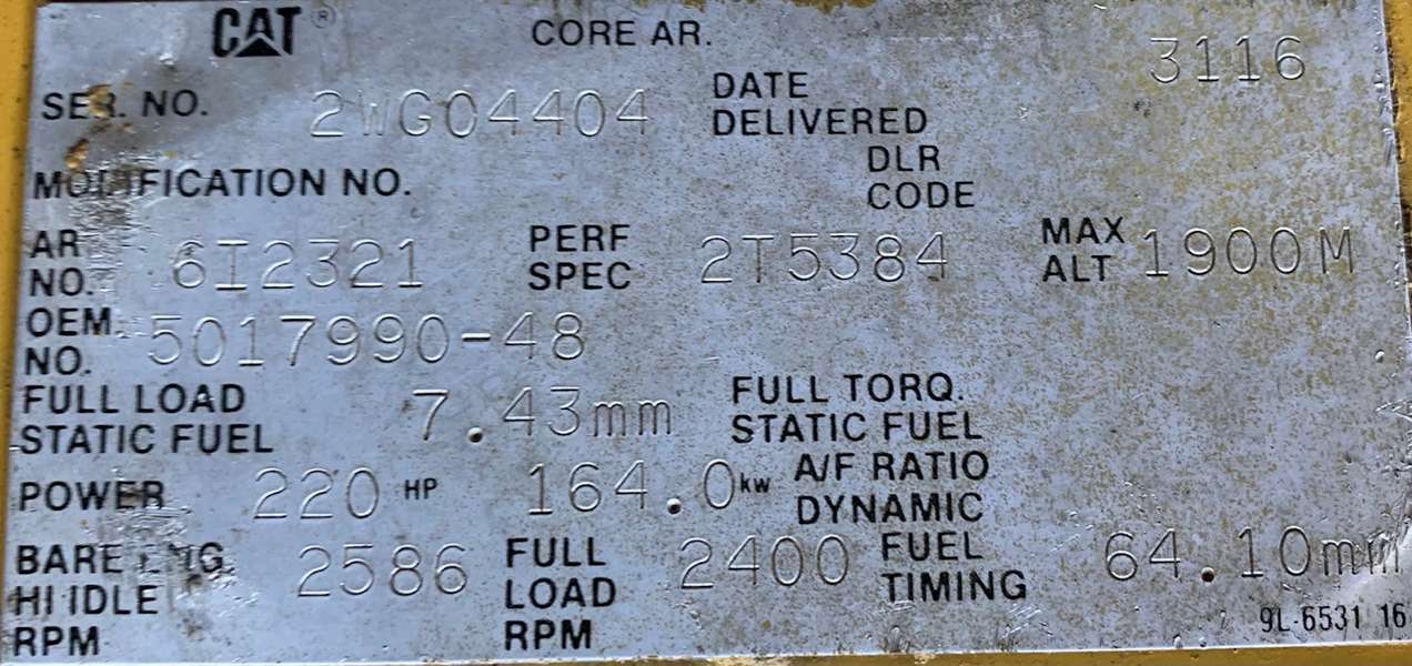 Used Sullivan D750Q6 Diesel Air Compressor