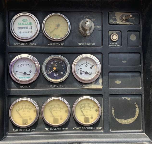 Used Sullair 185Q Diesel Air Compressor