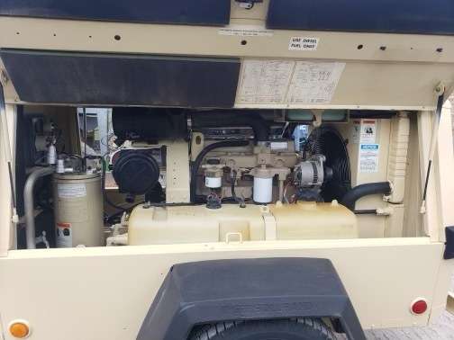 Low hours Ingersoll Rand P185WJD Diesel Air Compressor