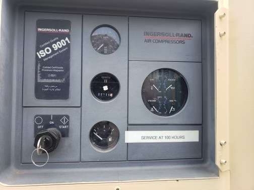 Low hours Ingersoll Rand P185WJD Diesel Air Compressor