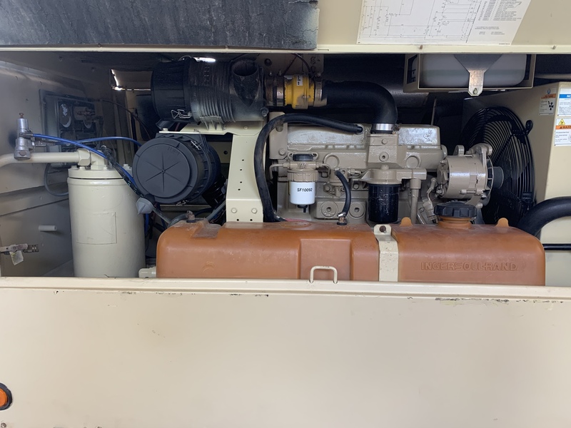 Used Ingersoll Rand XP185WJD Diesel Air Compressor