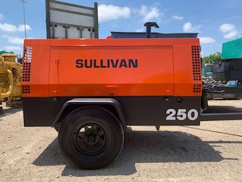 Used Sullivan/Boss Industries Inc. 250 JD 02 Diesel Air Compressor
