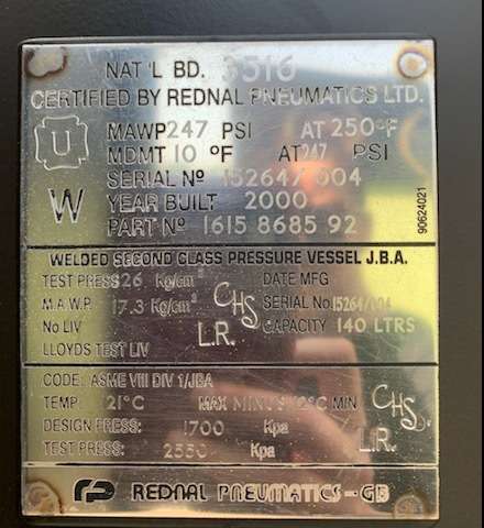 Used Atlas Copco XATS760 Diesel Air Compressor