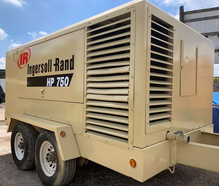 Used Ingersoll Rand HP750WCU Diesel Air Compressor