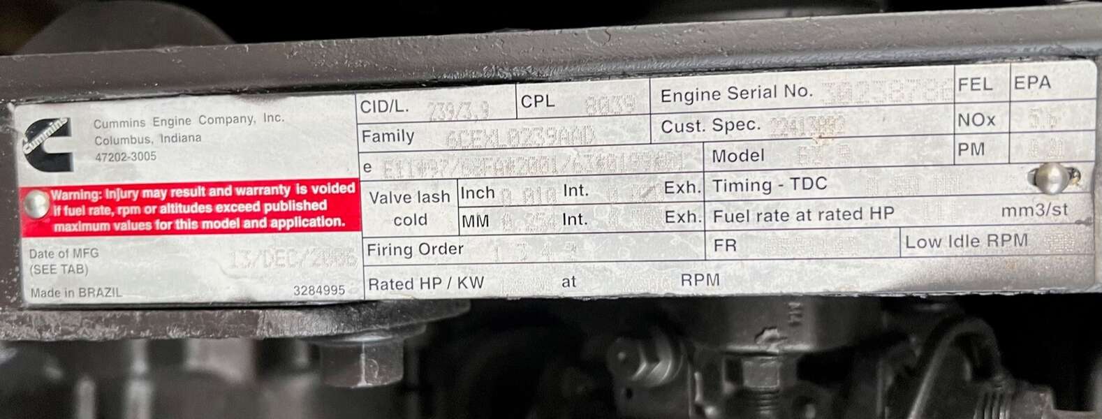 Used Ingersoll Rand XP375 Diesel Air Compressor