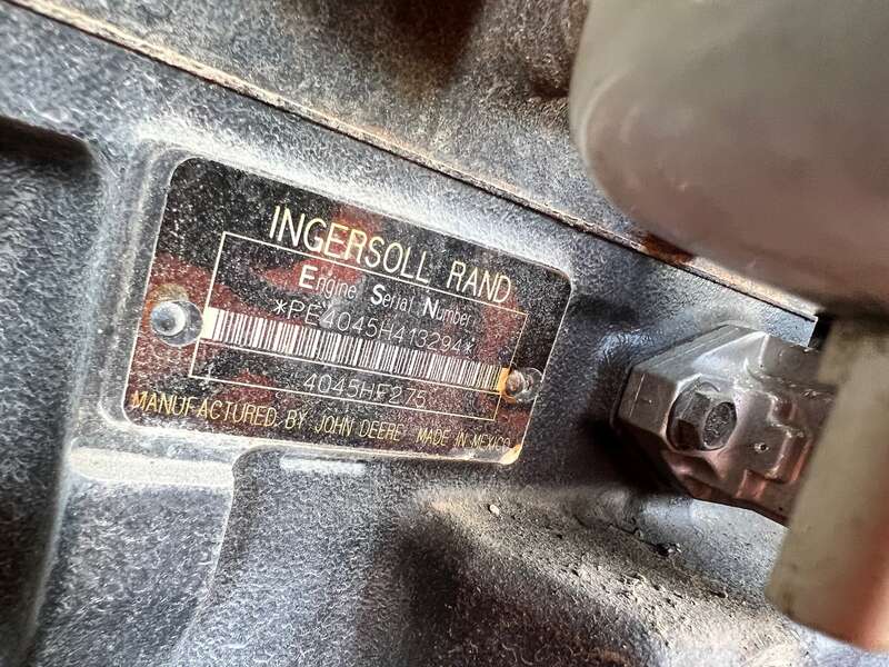 Used Ingersoll Rand XP375WIR Diesel Air Compressor