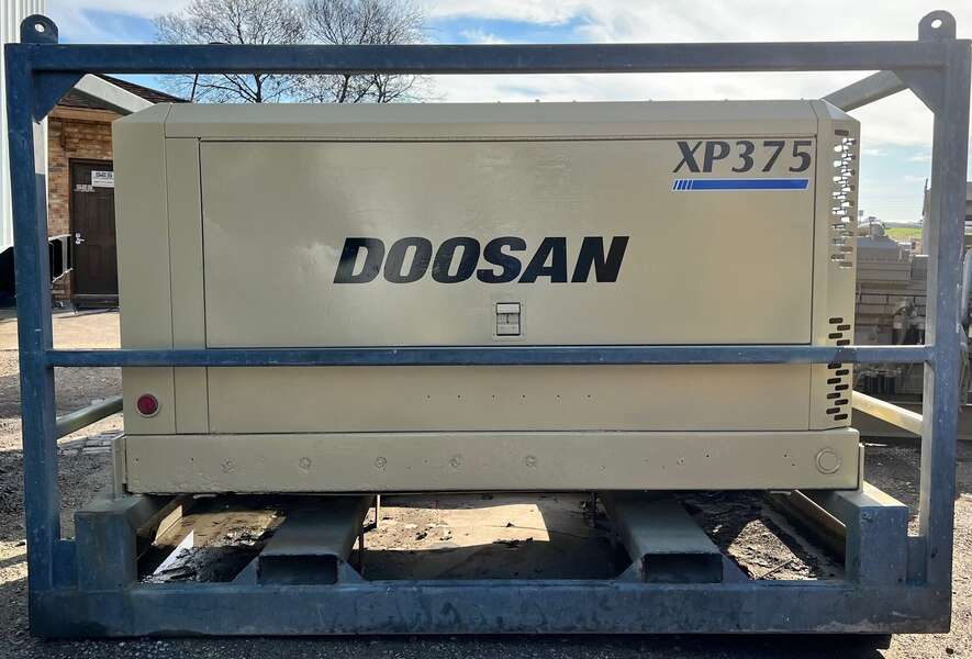Used Doosan XP375 Diesel Air Compressor