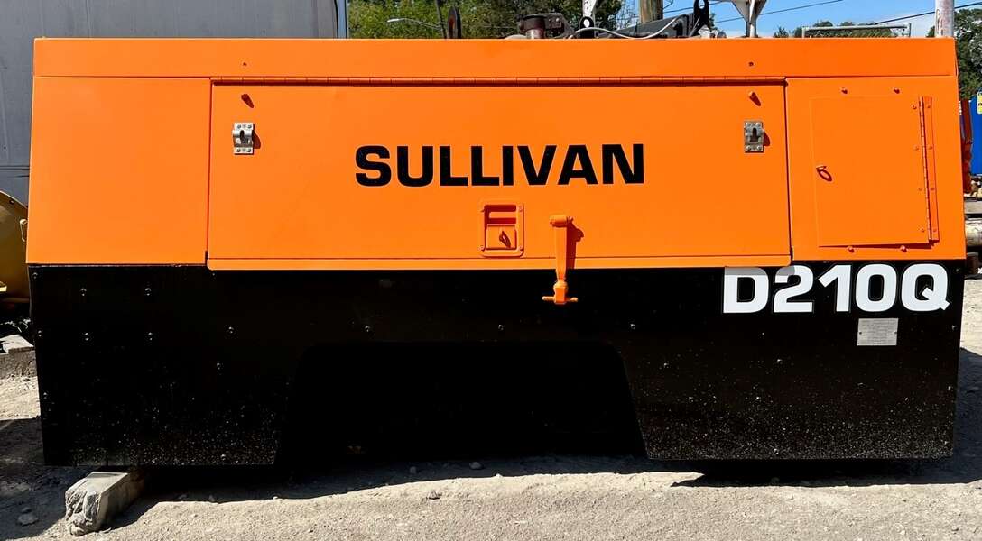 Used Sullivan D210Q Diesel Air Compressor