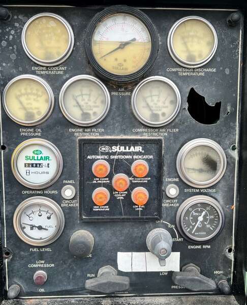 Used Sullair 900XHDTQCAT Diesel Air Compressor