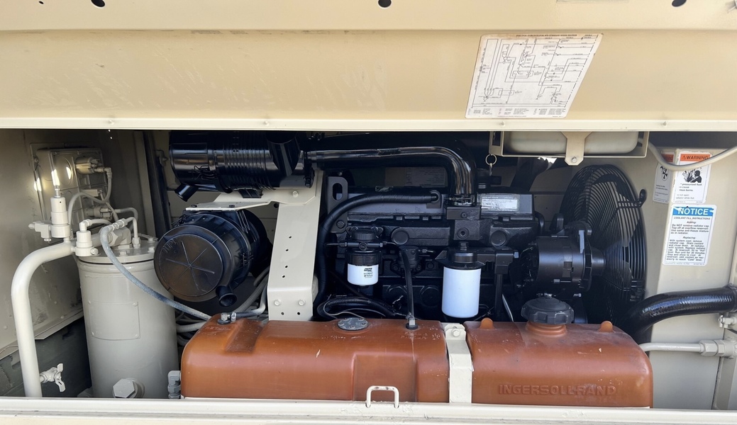 Used Ingersoll Rand Doosan P185WJD Diesel Air Compressor