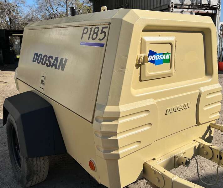 Used Doosan P185WJD-T4I Diesel Air Compressor