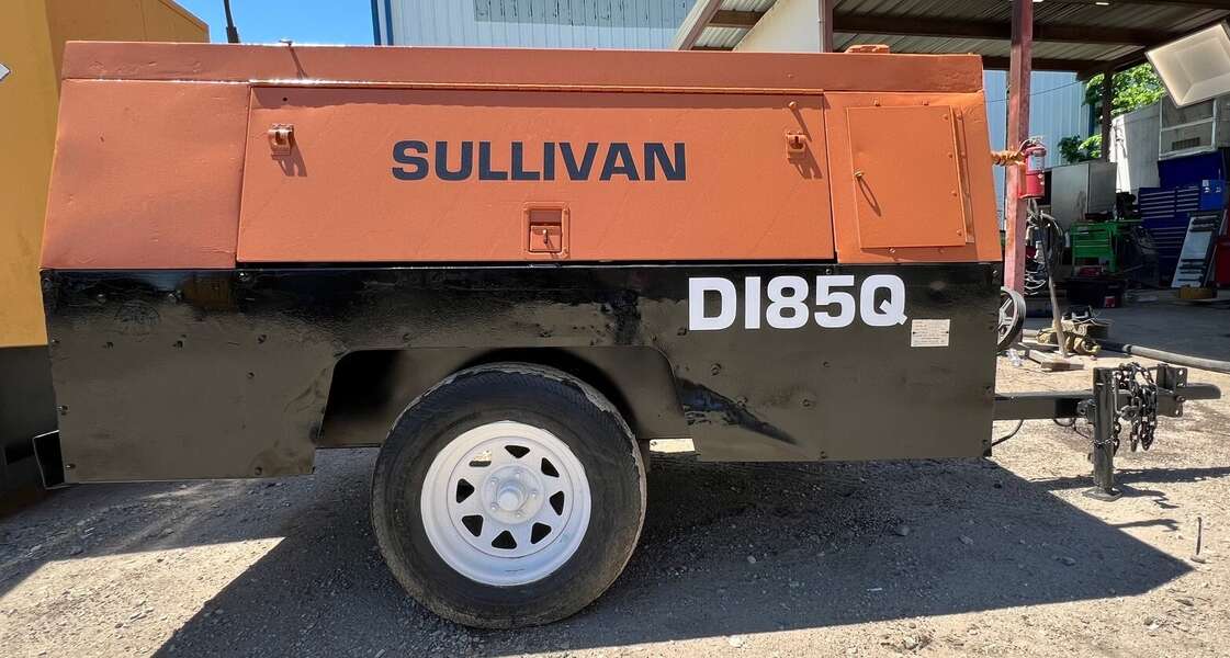 Used Sullivan D185Q Diesel Air Compressor