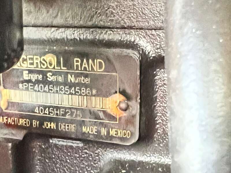 Used Ingersoll Rand XP375WIR Diesel Air Compressor