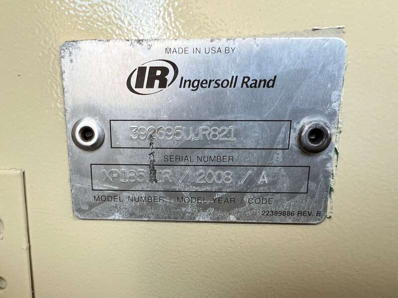 Used Ingersoll Rand XP185WIR Diesel Air Compressor