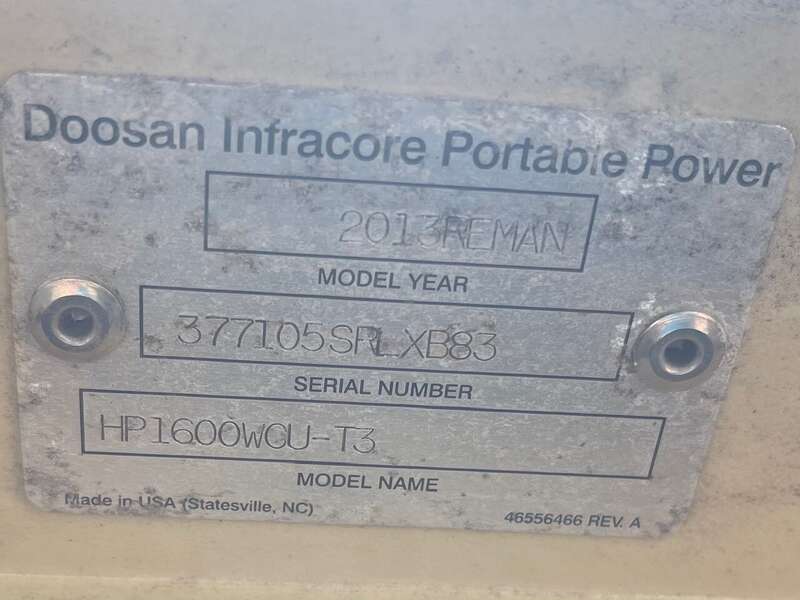 Reman Doosan HP1600 REMAN Diesel Air Compressor