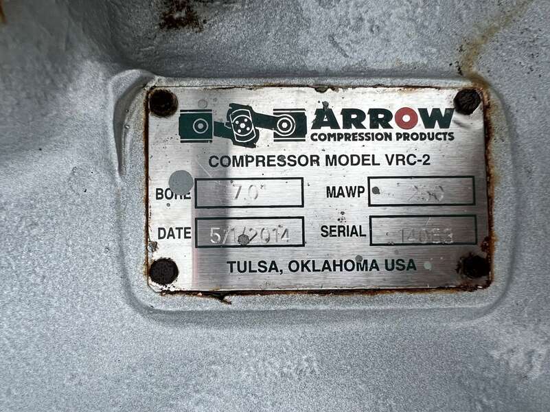 Used Arrow VRC-2 Natural Gas Compressor