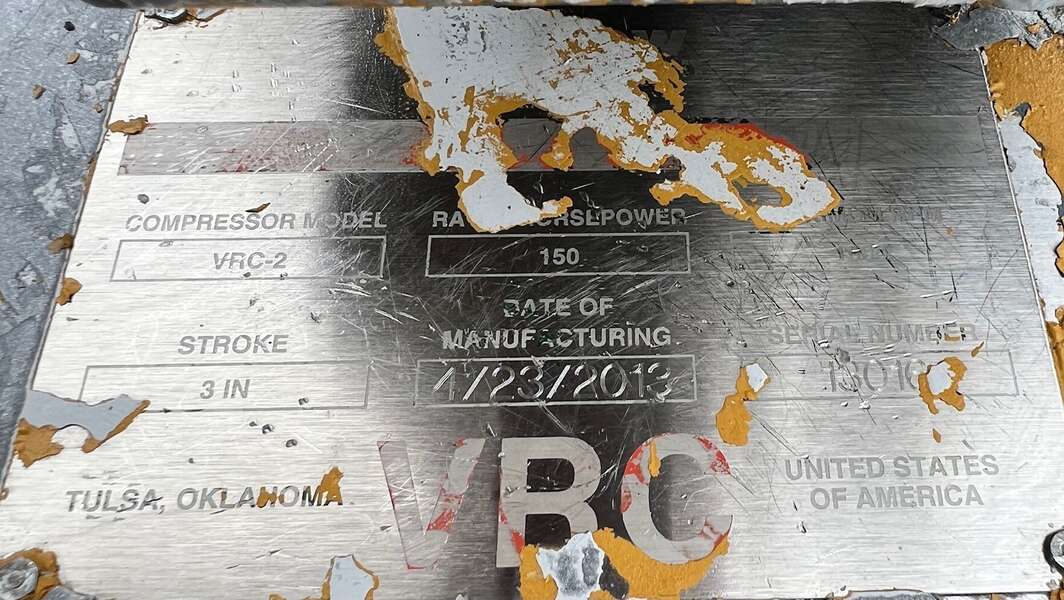 Used Arrow VRC-2 Natural Gas Compressor