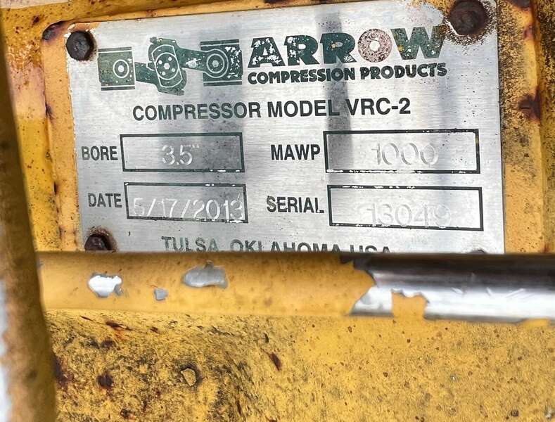 Used Arrow VRC-2 Natural Gas Compressor