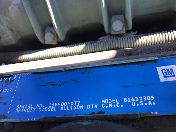  Detroit Diesel 16V92T Diesel Engine