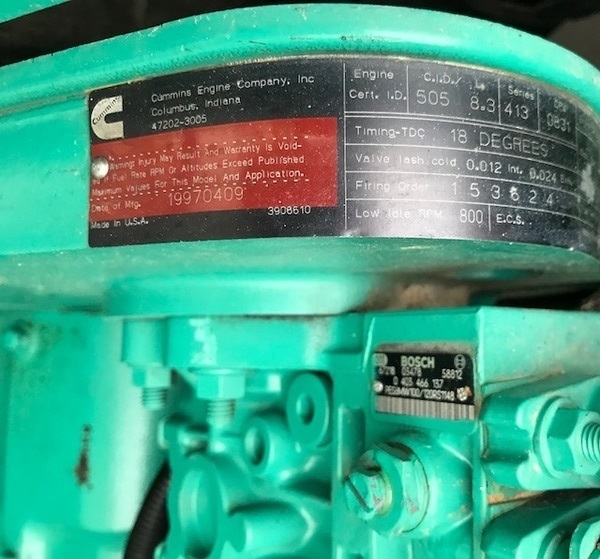  Cummins 6CTA8.3-G Diesel Engine